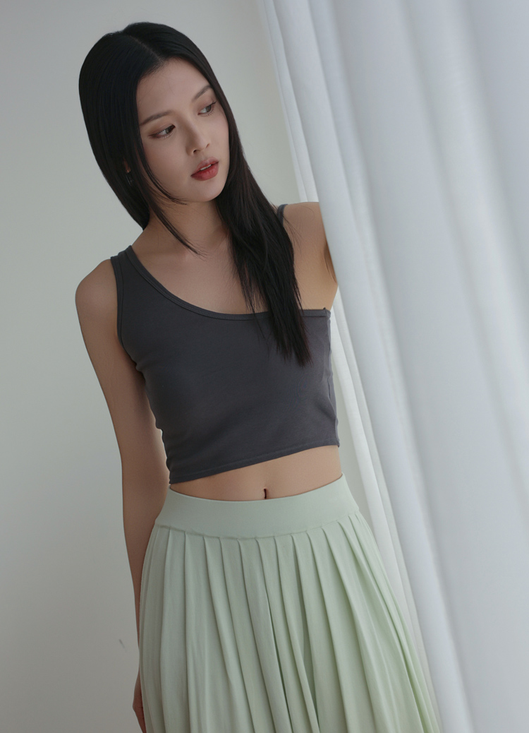 輕辣斜肩上衣罩杯背心  Bra Top