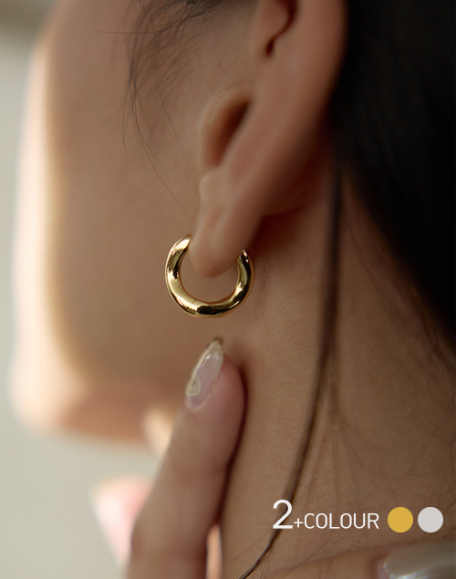 法式扭曲不規則耳環 S925純銀耳針