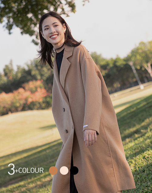 韓國經典雙面羊毛大衣 外套