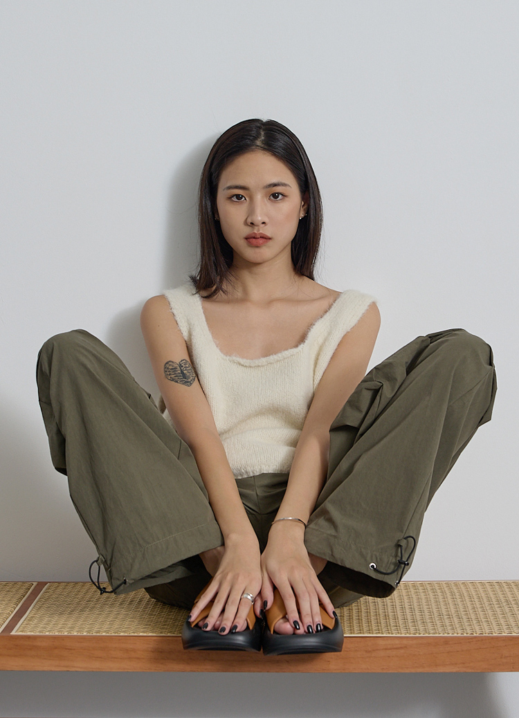 酷帥美式辣妹降落傘褲