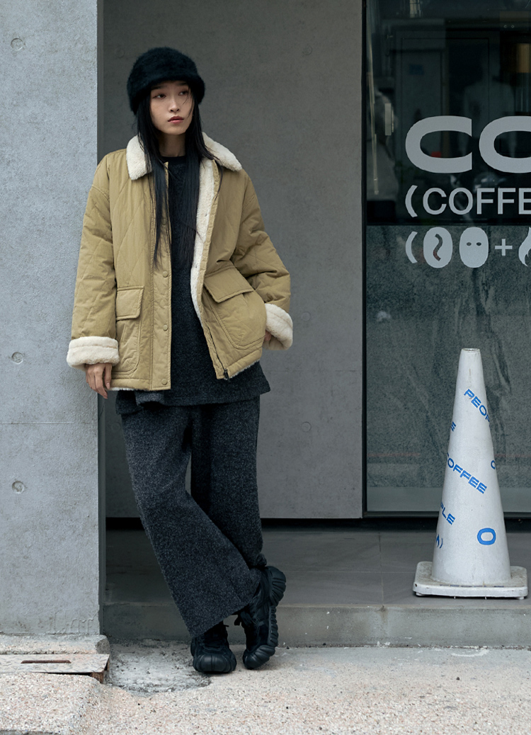 暖感內刷厚絨! 又萌又帥工裝風超保暖外套