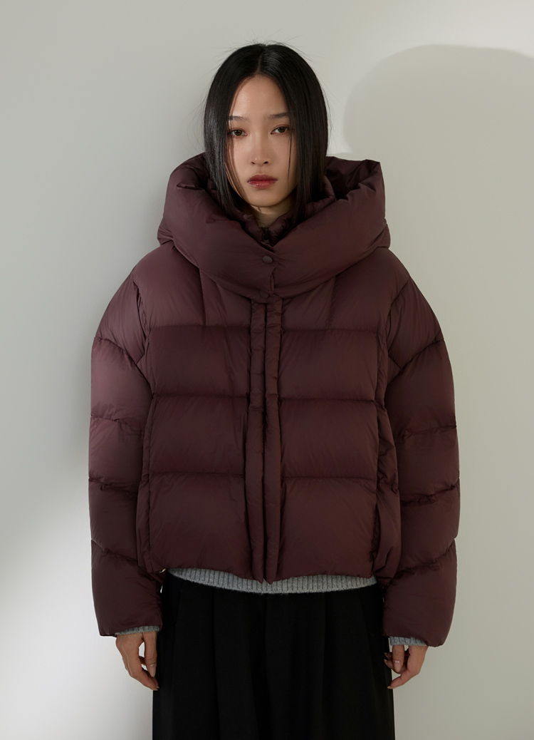 雪地級抗寒保暖! 立體暖頸高圍帽廓袖羽絨外套