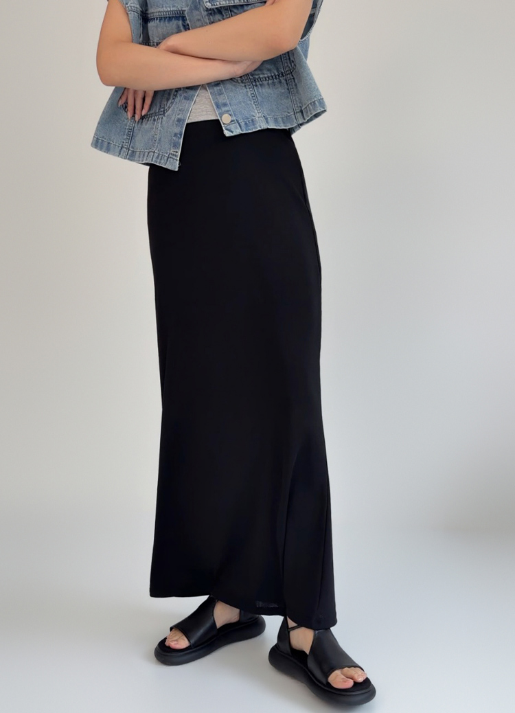 一穿即瘦! 浪漫修身魚尾灰調豹紋裙 魚尾裙