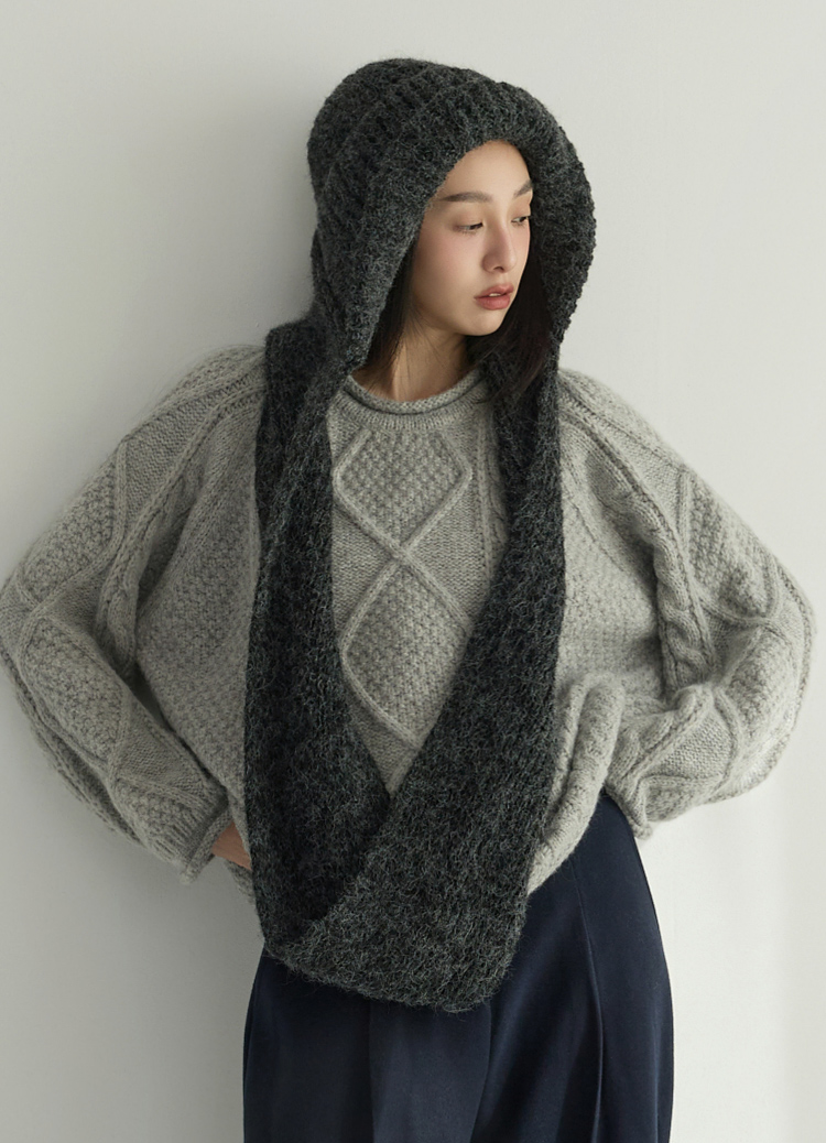 冬日抱抱! 厚實有感暖暖羊毛復古麻花毛衣