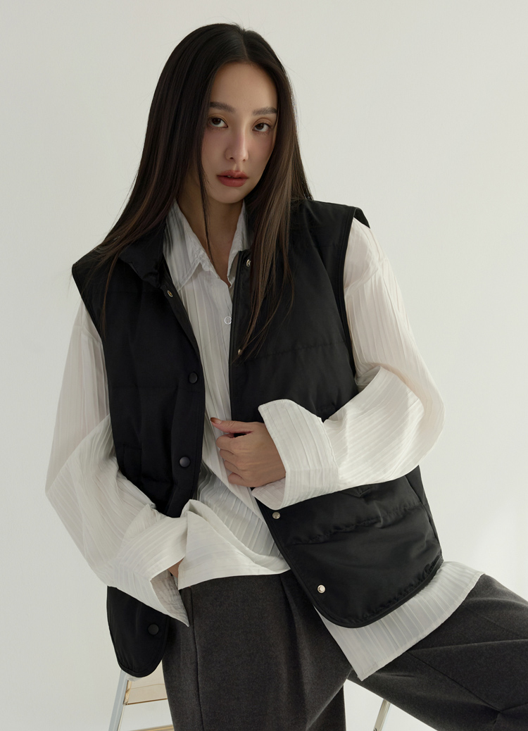 暖心恆溫! 包容系極簡羽絨背心 鴨絨背心