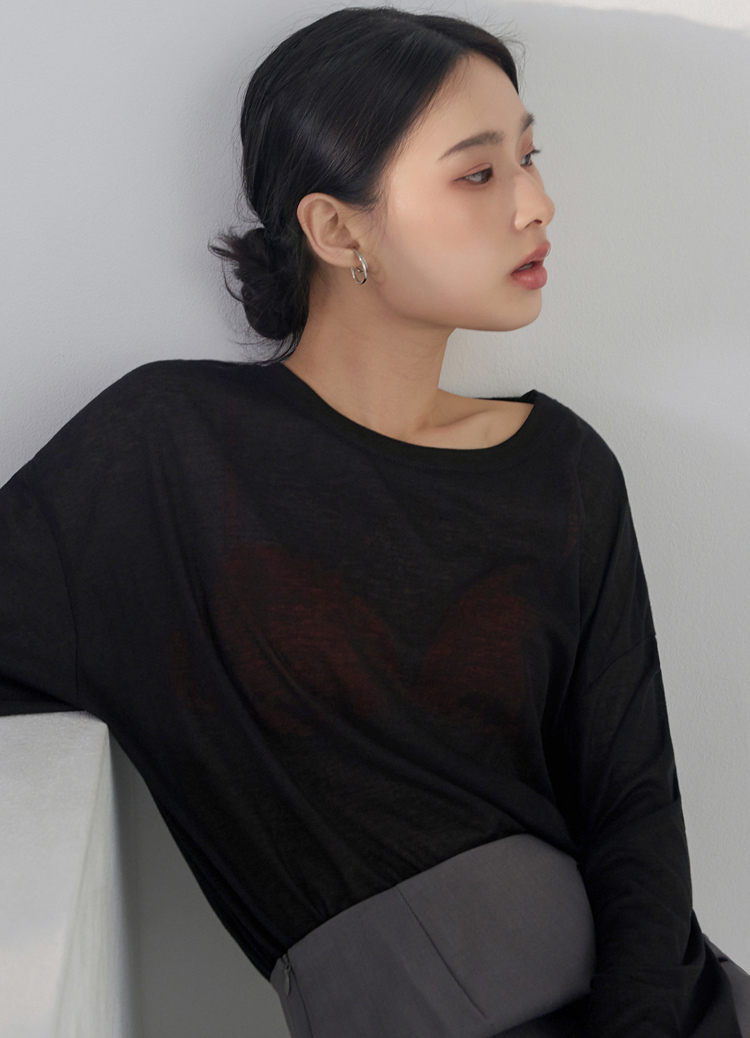 呼吸感防曬T! 極輕透天絲寬鬆防曬罩衫